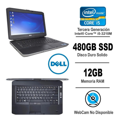 Imagen 4 de 10 de Laptop Notebook Dell I5 - 12gb Ram - 480gb Ssd - Win10 5430