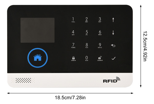 Sistema De Seguridad Inalámbrico Wifi + Gsm, 433 Mhz, Alarma