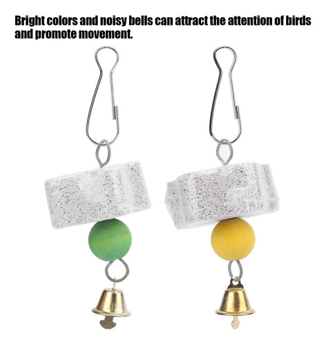 Bird Accessories, Juguete Para Periquitos, 3 Unidades, Bloqu