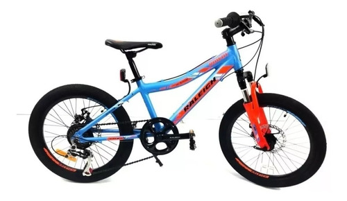 Bicicleta Raleigh Rowdy Rodado 20 Aluminio 7 Vel Envio Grati Negro/azul/rojo 22 "