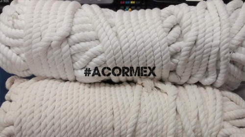 Cordón De Algodón 19mm Madeja Con 50 Mts