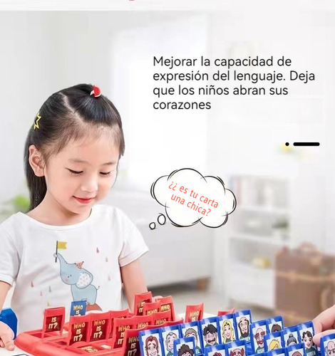 Juego De Mesa Adivina Quién? Juguete Plastico Juegos De Mesa