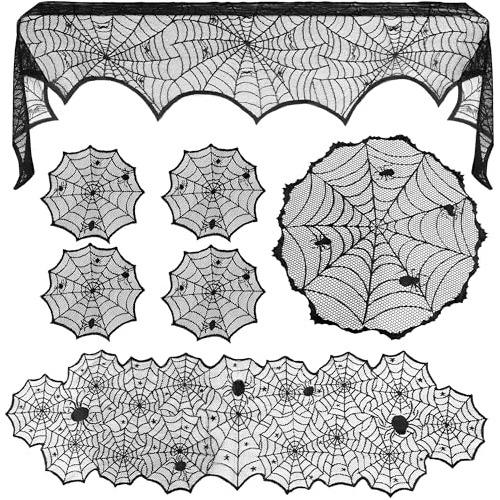 Conjunto De Mantel De Encaje De Telaraña De Araña De ...