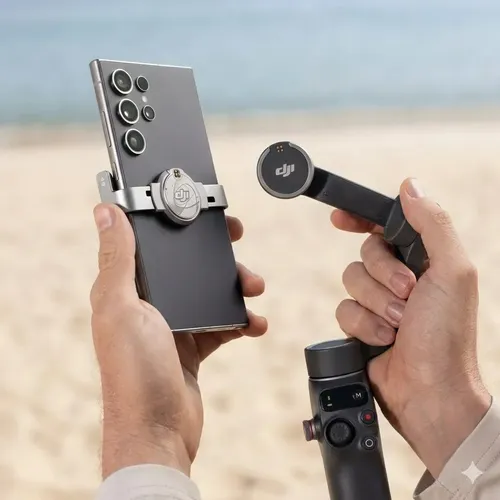 Gimbal Celular Dji Osmo Mobile 7p Com Modulo Multifuncional