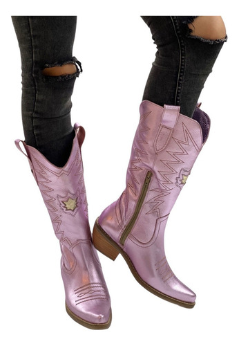 Bota Peggy Rosado Exotica