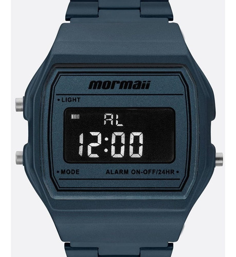 Relógio Unissex Mormaii Digital Vintage Mojh02bi/8a - Azul