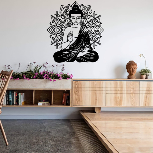 Buda Mandala 80cm Cuadro Decorativo | Arte Hogar | Mdf 6mm