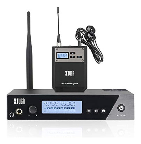 Xtuga Iem1100 Uhf Sistema De Monitor De Oído De Un Solo Cana