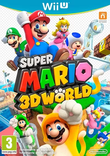 Jogo Lacrado Bluray Novo Super Mario 3d World Nintendo Wii U