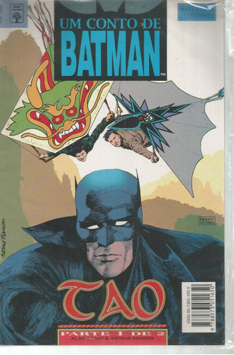 Um Conto De Batman N° 01 - Tao - 32 Páginas - Em Português - Editora Abril - Formato 17 X 26 - Capa Mole - 1995 - Bonellihq Cx440 H18