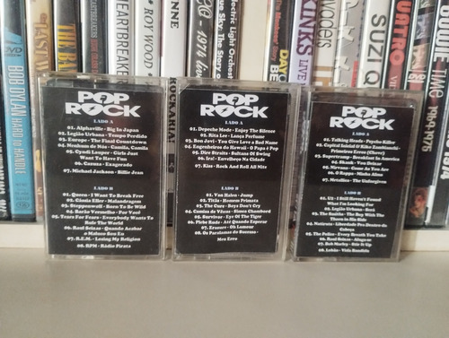 3 Fitas Gravadas Pop Rock Em K7 Depeche Legião Queen Smiths (Usado)