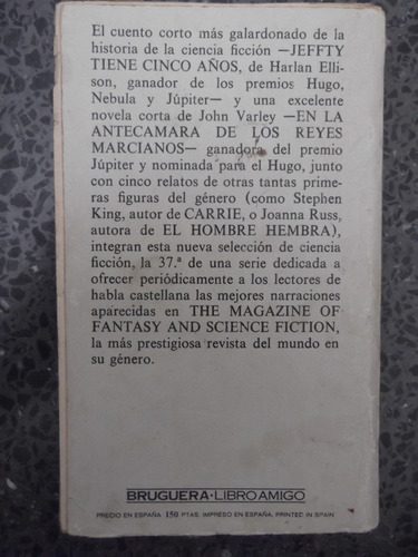 Ciencia Ficcion Seleccion 37 Ellison King Russ Varley Etc (Usado)