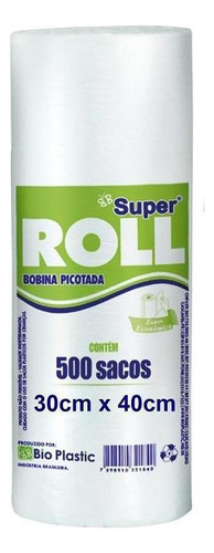 Bobina Sacos Plásticos 30x40 Rende Mais