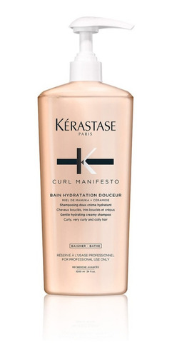 Imagen 1 de 1 de Shampoo Kerastase Curl Manifesto Cabello Rizado 1000ml