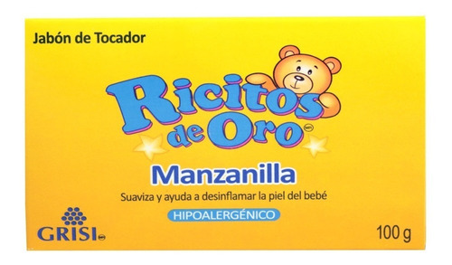 Jabón De Tocador Grisi Ricitos De Oro Manzanilla Hip. 100 Gr