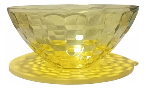 Tupperware Tazon Prisma 3.5l Hermoso Elegante Policarbonato Amarillo