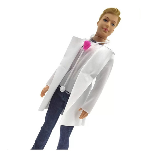 Imagen 6 de 7 de Poppi Muñeco Thiago Doctor Con Accesorios 6524-b311 E. Full