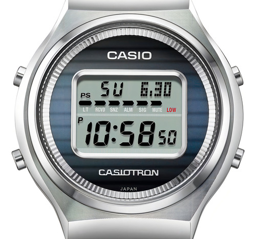 Relógio Casio TRN-50-2a masculino em aço prateado
