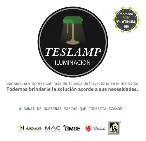 Lampara Mesa Velador Moderno Minimalista Bronce Apto Led