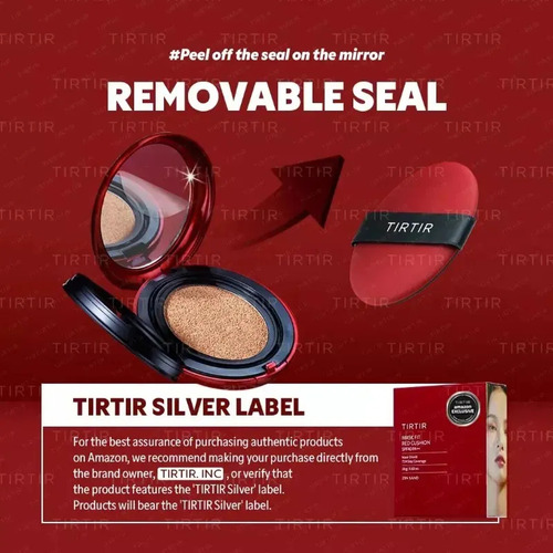 Tirtir Mask Red Cushion Foundation Maquiagem Coreana