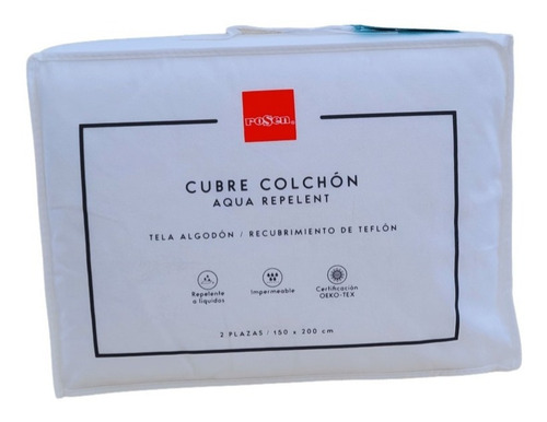Imagen 3 de 5 de Protector Colchón Impermeable Rosen 2 Plazas Mirafale