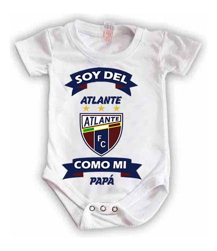 Atlante Pañalero Personalizado Bebé Futbol