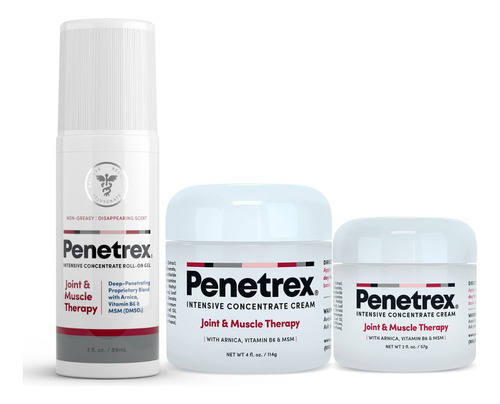 Penetrex Paquete  Trio  De Terapia Articular Y Muscular: Con