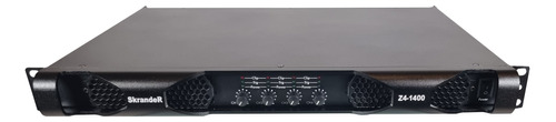 Amplificador Skrander Z4-1400 4 Canales 1400wx4
