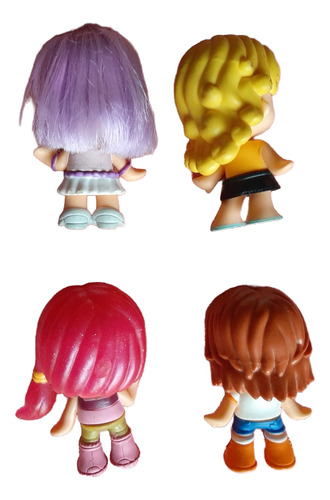 4 Pinypon 1 Cabello Real, 1 Chico Y 2 Más De 7 Cms (Usado)