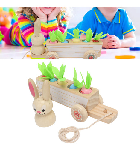Juguetes Educativos De Madera Para Coche Con Forma De Zanaho