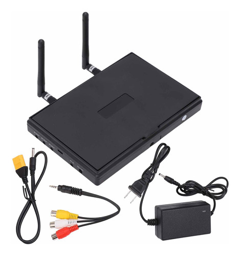 Tihebeyan Fpv Monitor Dual Receptor 5.8 Ghz 40 Canales 7 Pul