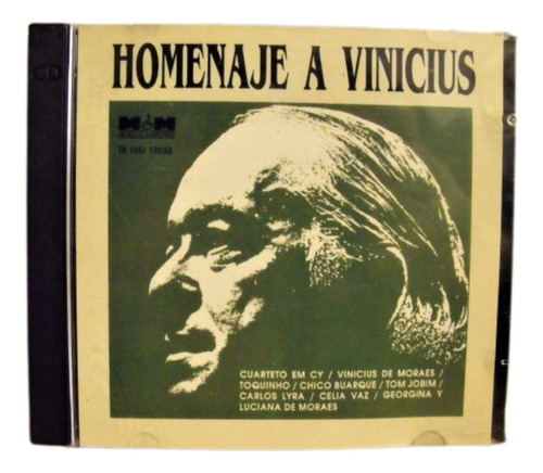 Cd Homenaje A Vinicius - Interpretes Varios