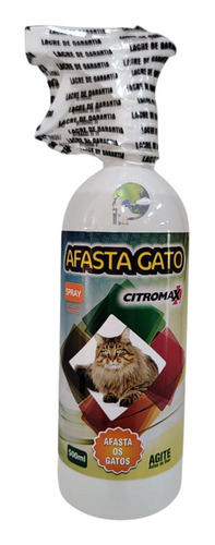 Afasta Gato Spray 500ml - Repelente Com Óleo De Laranja