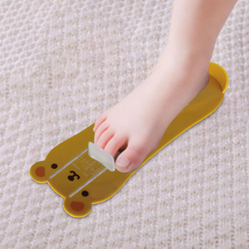 Régua De Medição De Pés Para Crianças Amarelo