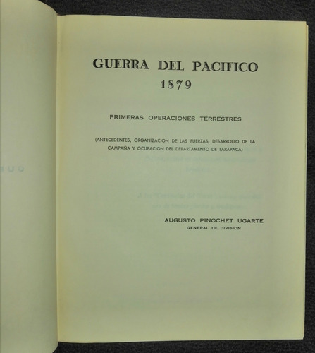 Guerra Del Pacifico 1879 Augusto Pinochet Ugarte