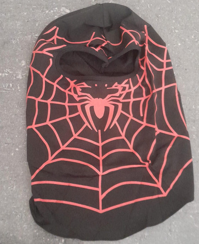 Pasamontañas Spiderman Secado Rápido Unisex Poliéster