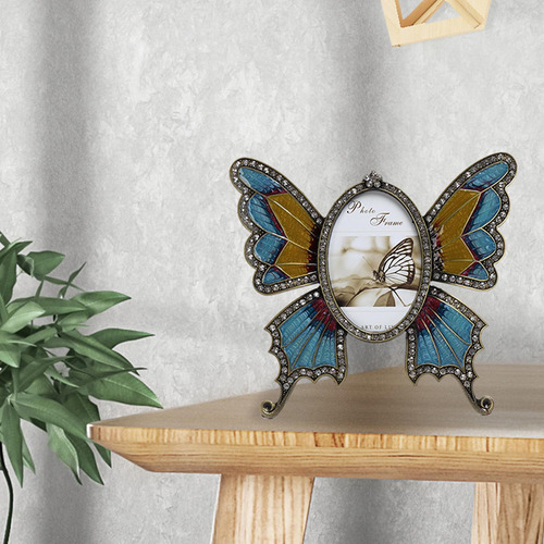 Soporte De Exhibición De Imagen De Mariposa De Marco 3 En