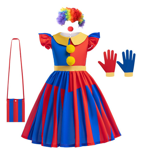 Vestidos Para Niños Disfraz De Halloween Cosplay Del The Amazing Digital Circus 