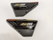 Comprar Juego De Cachas Laterales Suzuki Ax 100 Negro Con Calcos