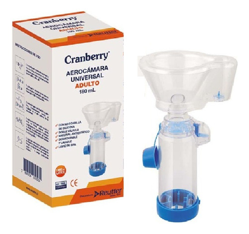 Aerocamara Doble Valvula Adulto Y Pediatrico Cranberry Adulto