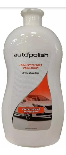 Autopolish Autocera12x 450mi Cera Protectora  Filtro Solar