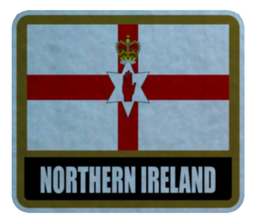 Parche Felpa Para Coser 9cm Set X4 Bandera Irlanda Irlanda Del Norte-01 Irlanda Del Norte-01