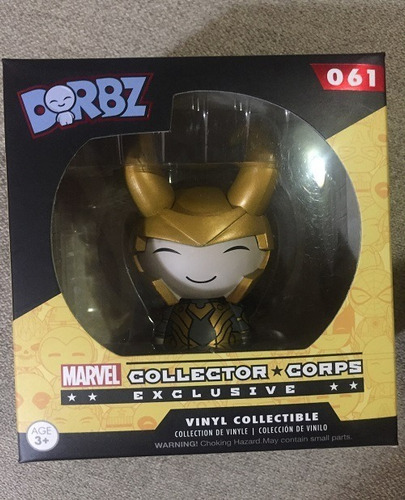 Funko Dorbz Loki #061 Marvel Collector Corps Exclusivo (Usado)