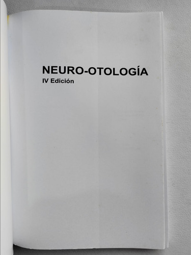 Neuro-otología Iv Edición
