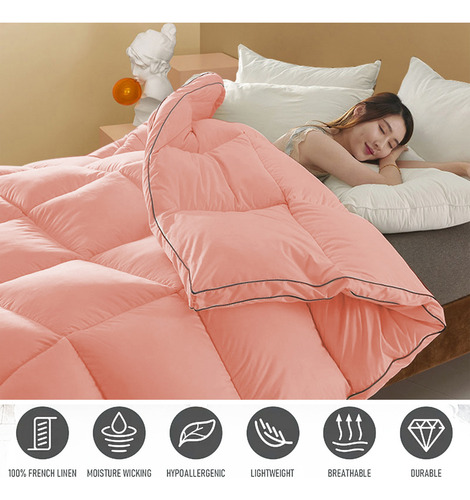 Colcha Ligera Lavable A Máquina N Blanket, Ideal Para Respir