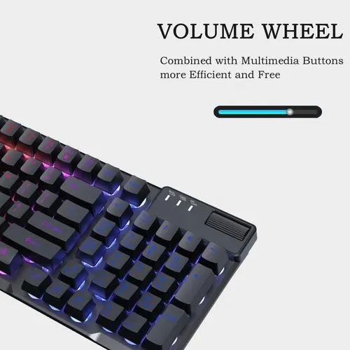 Juego Firstblood Only. Af981 Teclado De Computadora Con Cabl