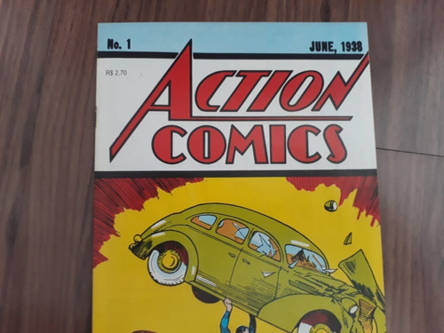 Action Comics Nº 1 - Superman - 1938 - Reedição Do Original