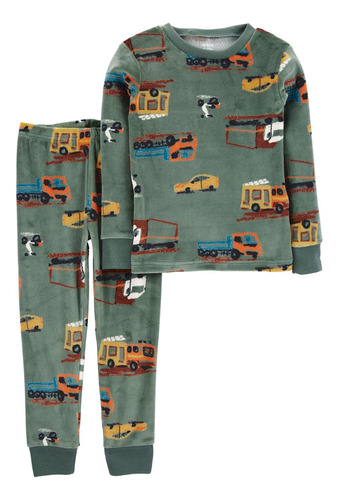 Pijama De 2 Piezas De Camiones De Niño 2o574610 | Carters ®