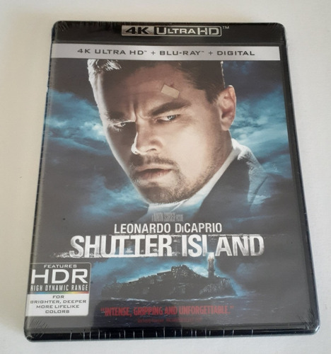 Shutter Island Blu-ray 4k Ultra Hd Nuevo Original