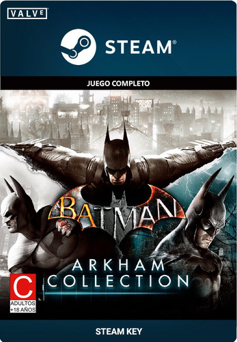 Pc - Steam - Batman: Arkham  Collection - Codigo Original N